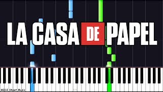 La Casa de Papel (Money Heist) - My Life Is Going On Piano Tutorial