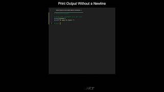 Print Output Without a Newline in Python | Python Examples | Python Coding Tutorial | Interview
