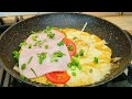 just pour the egg onto the tortilla my husband wants them every day 4️⃣ recipes