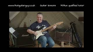 Classic blues guitar lessons