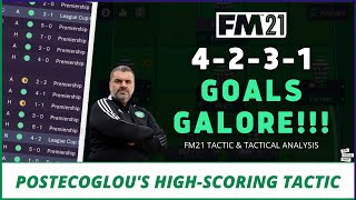 GOALS GALORE 4-2-3-1 | High-Scoring Postecoglou Celtic Tactic | Best FM21 Tactics