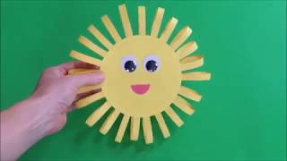 Sun Craft for Kids | Paper Crafts for Kids