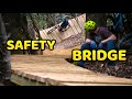 Building & Riding the Backyard Safety Bridge