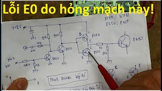 Mạch Driver gây Pan E0: Phân tích mạch driver bếp từ chạy 4 Transistor