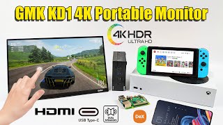 This 4K Portable Touchscreen Monitor Works With Everything! HDMI/USB C