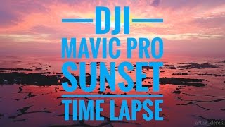 DJI Mavic Pro Timelapse, Cedar Key Sunset