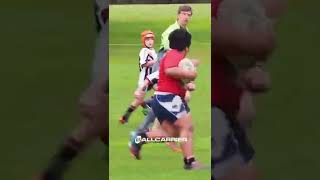 This Kid Destroyed A Whole Team 😱 - Rugby #shorts