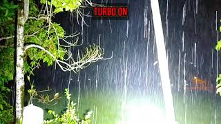 Sofirn Q8 Pro Beam test in rainy night condition.