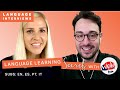 Weilà Tom gives language learning TIPS - Language Interview - Learn English with Camille - SUBTITLED