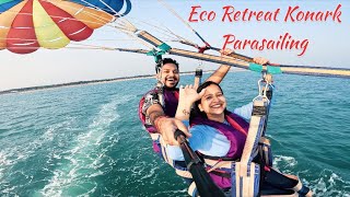 Parasailing in Odisha | Eco Retreat Konark | Odisha Tourism