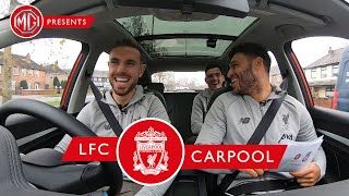 LFC Carpool is back: Hendo, Ox and Robbo take MG's new electric car for a spin