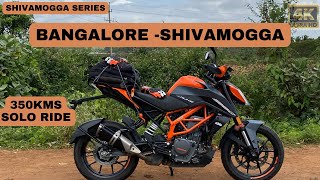 Bengaluru to Shivamogga | Solo Ride| Best Road from Bangalore to Shivamogga | Duke 390| Long Weekend