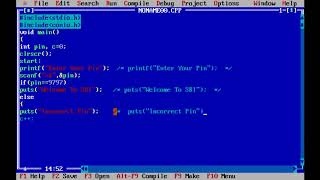 ATM Pin Validation Program in C.....