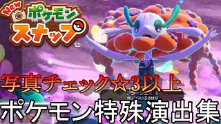 Newポケモンスナップ ALLダイヤモンドを目指して攻略 フロレオ自然公園（昼） ポケモン特殊演出集（☆3以上）