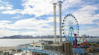 🍂 4K Wolmido Island, Incheon 🍁 Fall Playground in Wolmido Island, Incheon on Saturday