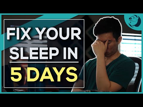 How to FIX your SLEEP schedule in 5 DAYS or less