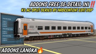 Share Addons K3 AC Split Series By NRDContent Edit DSP | Trainz Simulator Android