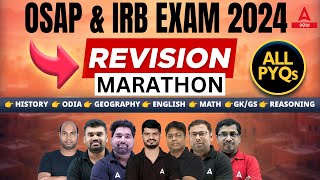 🔥OSAP IRB Marathon II OSAP IRB Previous Year Question Paper | All Subjects PYQs