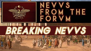 News From the Forum    Caesar Crowned Dictator Perpetuus