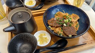 Eating Taiwanese Beef Noodles in Yuen Long. Hong Kong Food