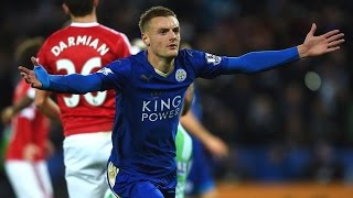Leicester City vs Manchester United 1-1 Jamie Vardy Breaks Premiere League Goal Scoring Record