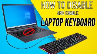 Disable and Enable Laptop keyboard | How To Disable Internal Keyboard Laptop ⌨️ ✅ 2024