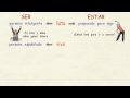 learning spanish adjectives with different meanings with ser and estar i