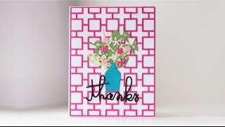 Pinterest-Inspired Thanks Card | Kalyn Kepner | Paper Smooches