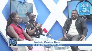 Kratos Beat sur le plateau de l'émission 3/4 DE VÉRITÉS  \