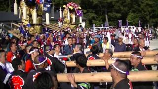 平成27年10月16日(金)新居浜太鼓祭り　八旛神社統一氏参り02