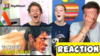'I' MOVIE CAGE FIGHT SCENE REACTION | Chiyaan Vikram | #BigAReact