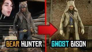 I got every Garment Set in Red Dead Redemption 2 (Bear Hunter, Ghost Bison, Trop