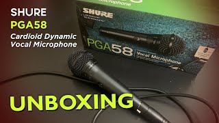 SHURE PGA58 | UNBOXING