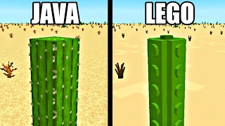 textures as java vs lego