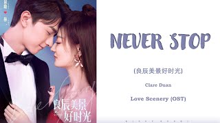 Download Lagu NEVER STOP Love scenery OST Lyrics... MP3 Gratis
