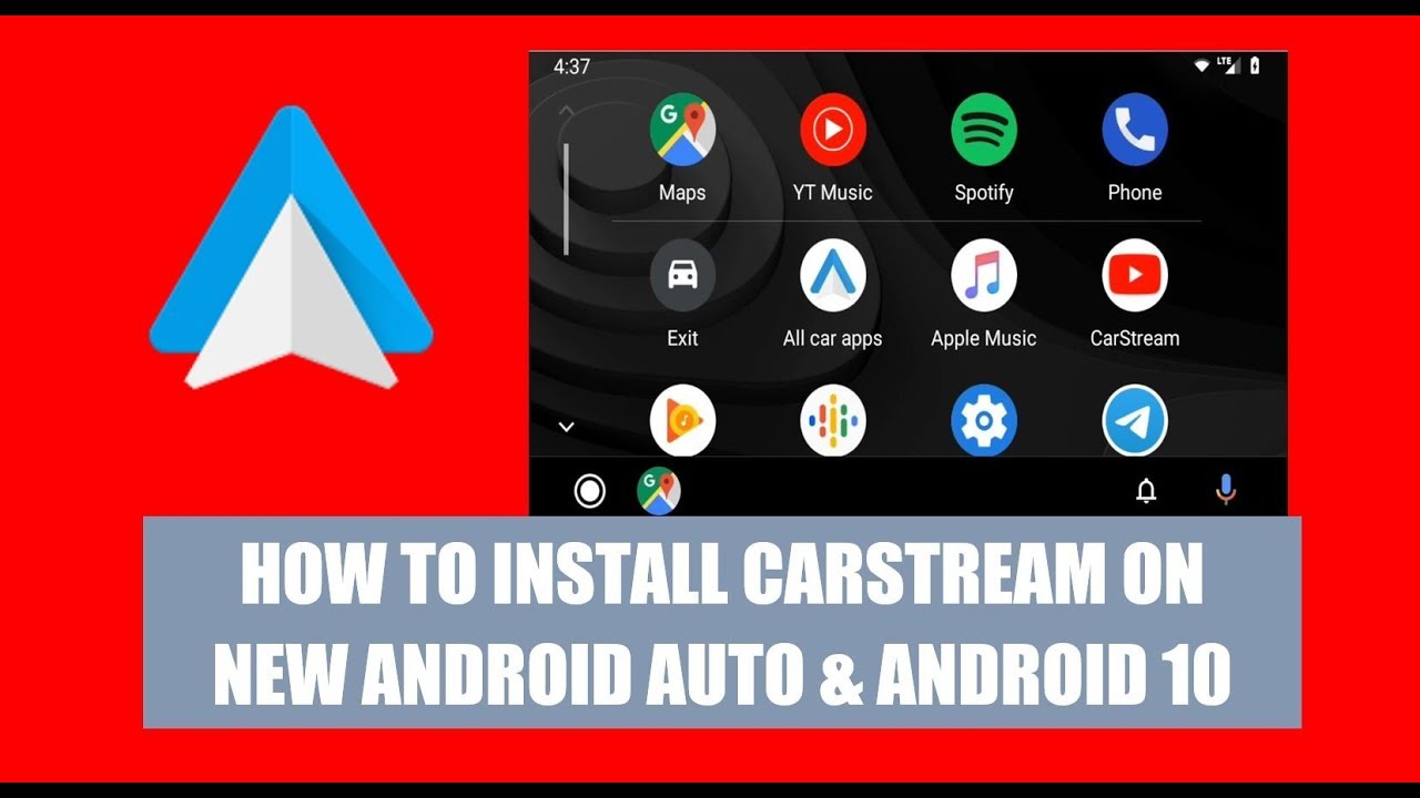 How To Install Carstream On The New Android Auto With Android 10 Youtube