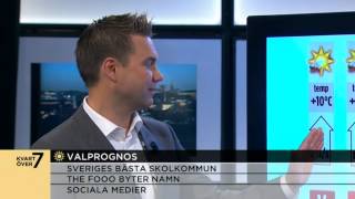 Anders Pihlblad presenterar dagens valprognos - Nyhetsmorgon (TV4)