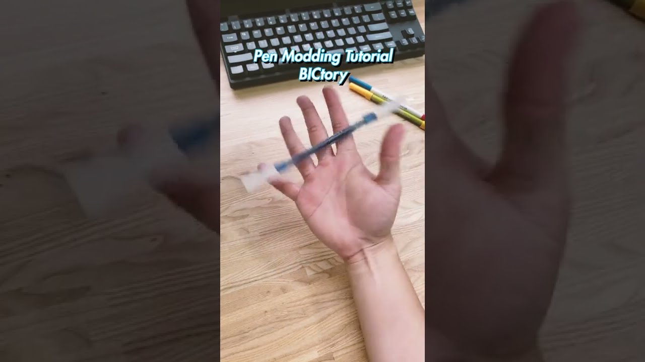 How To Make Bictory Pen Spinning Mod ёяыая п Shorts Youtube