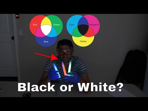 Do red green and blue make white?