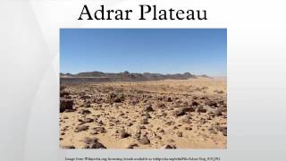 Adrar Plateau