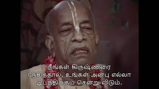 Prabhupada 0958 நீங்கள் பசுக்களை நேசிப்பதில்லை  அவைகளை நீங்கள் இறைச்சி கொட்டிலுக்கு அனுப்பி விடுகின்