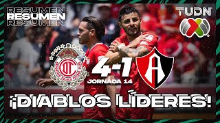 HIGHLIGHTS  | Toluca 4-1 Atlas | CL2024 - Liga Mx J14 | TUDN