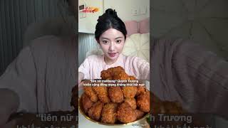 Nghi “tiên nữ mukbang” Quỳnh Trương đổi giọng hát lấy đôi chân #shorts #quynhtruong