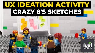 UX Design Workshop Ideation Methods Crazy 8's Eight Ideas Generation