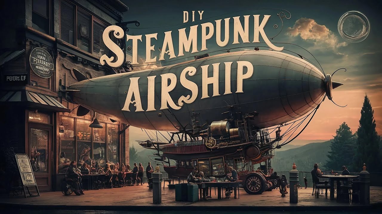 ёяыая пdiy Steampunk Airship From Blueprints To Maiden Voyage By Captain