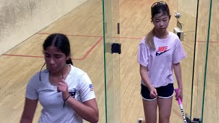 Joelle Kim v Veera Dhaliwal-VSA Milwaukee Tools Fall Junior Open Squash--2023- BC Junior Gold Series