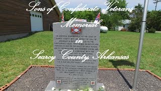Confederate Monument Dedication in Marshall, Arkansas--Rifle & Cannon Demonstration