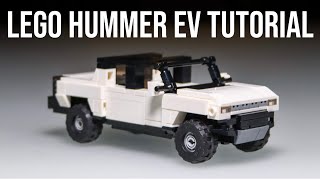 LEGO GMC Hummer EV Moc Build Tutorial