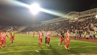 Delije i igrači posle utakmice: Šampioni! | 158. večiti derbi: Partizan - Crvena zvezda 1:1