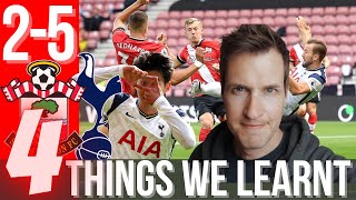 4 Things We Learnt from SOUTHAMPTON 2-5 TOTTENHAM HOTSPUR